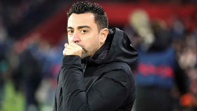 Xavi Hernández, técnico del Barcelona