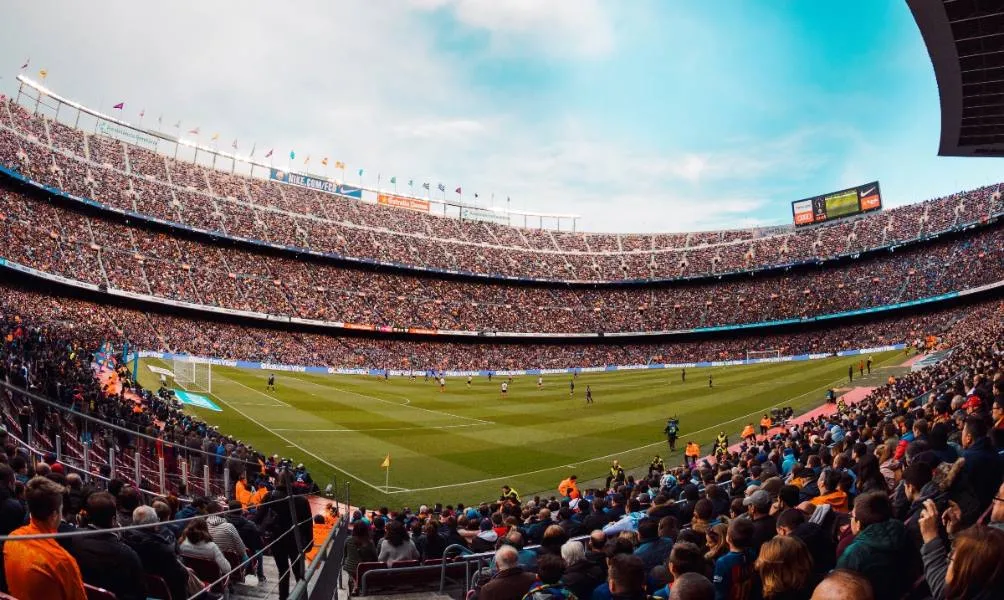 Afición en el Camp Nou