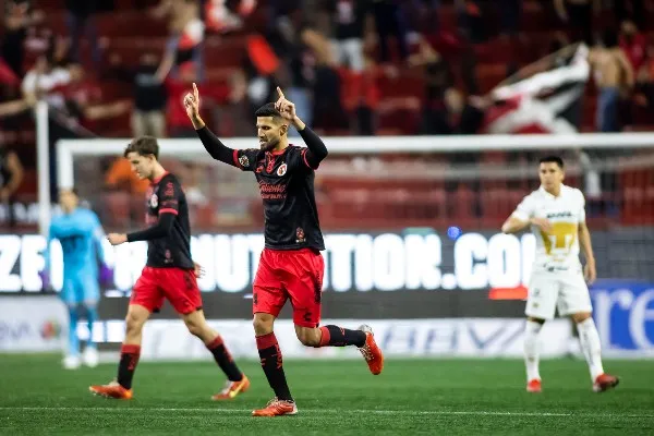 IMAGO7 Lisandro López de Xolos festeja anotación