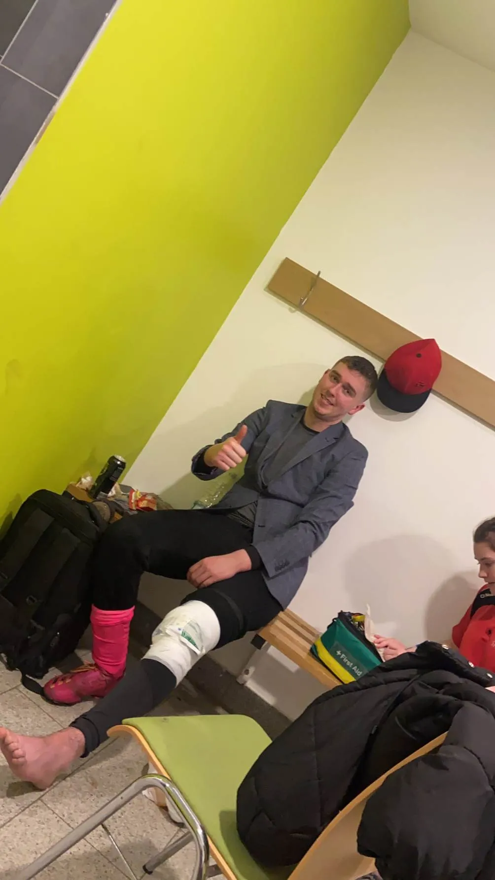 Dominic enfrentó una lesión grave, este domingo