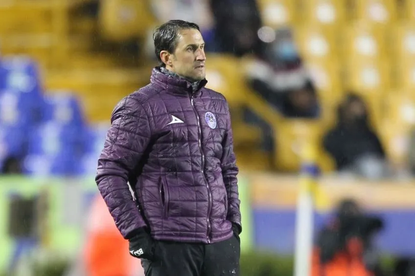 Beñat San José durante el partido de Mazatlán