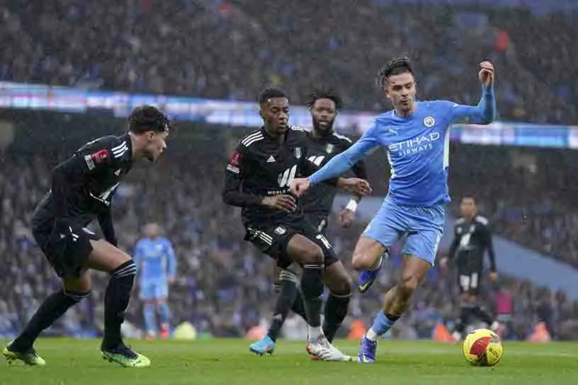Grealish, en un partido del City en la FA Cup