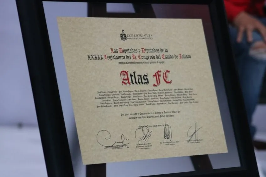 Atlas Atlas recibió reconocimiento