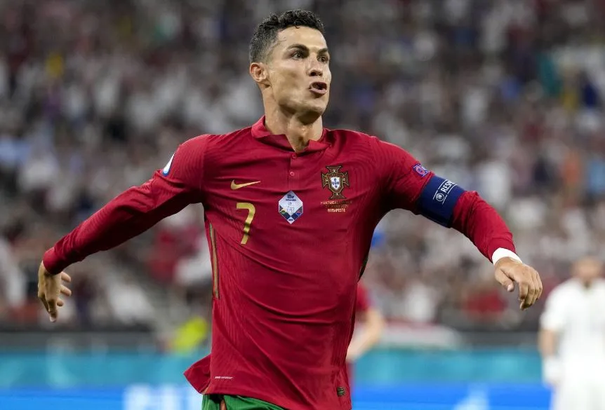 Cristiano Ronaldo, en festejo de gol