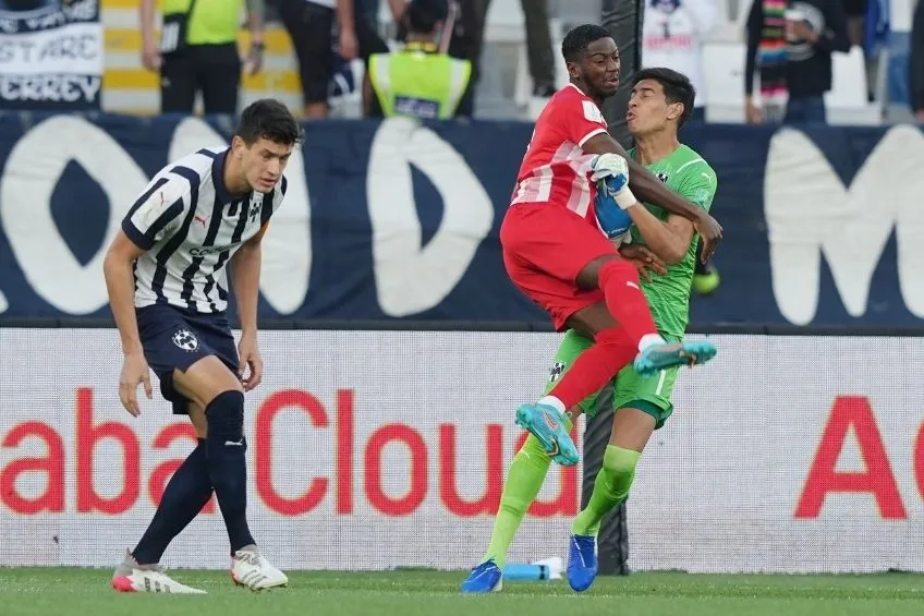 Montes en acción durante el Mundial de Clubes