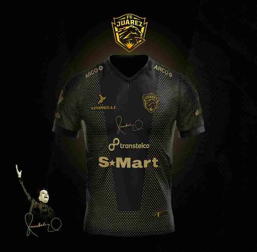 TWITTER: @FCJuarez Playera edición especial de Juárez en honor a Juan Gabriel