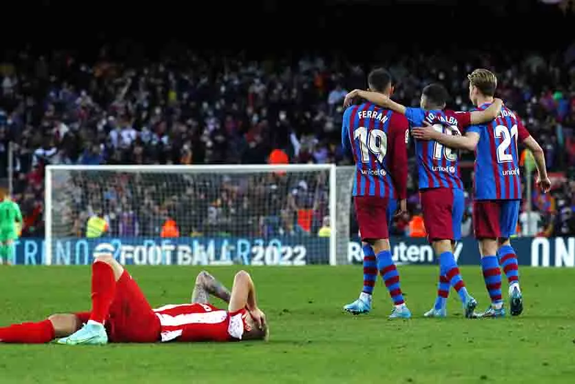 Barcelona derrotó 4-2 al Atlético del Madrid