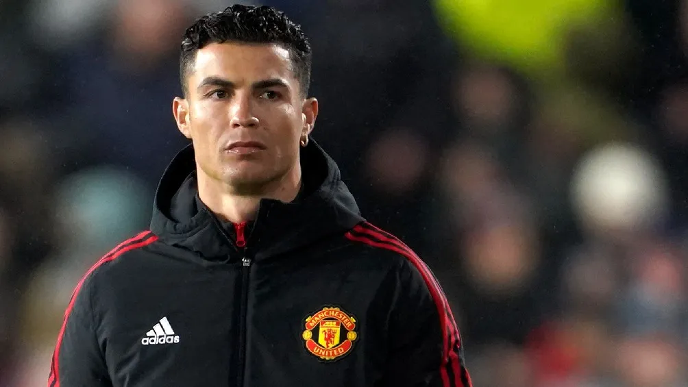 Cristiano Ronaldo tras partido con el Manchester United