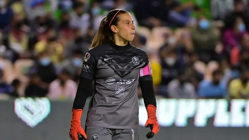 Renata Masciarelli durante el partido