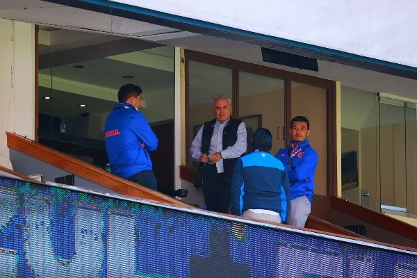 Álvaro Dávila en el Estadio Azteca