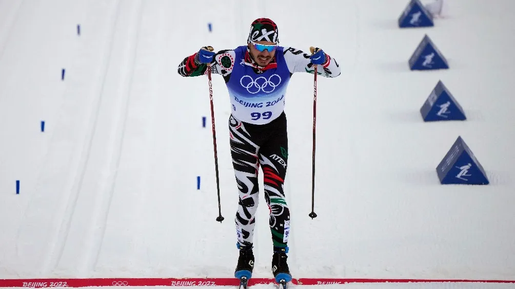 Jonathan Soto compitiendo en Beijing 2022