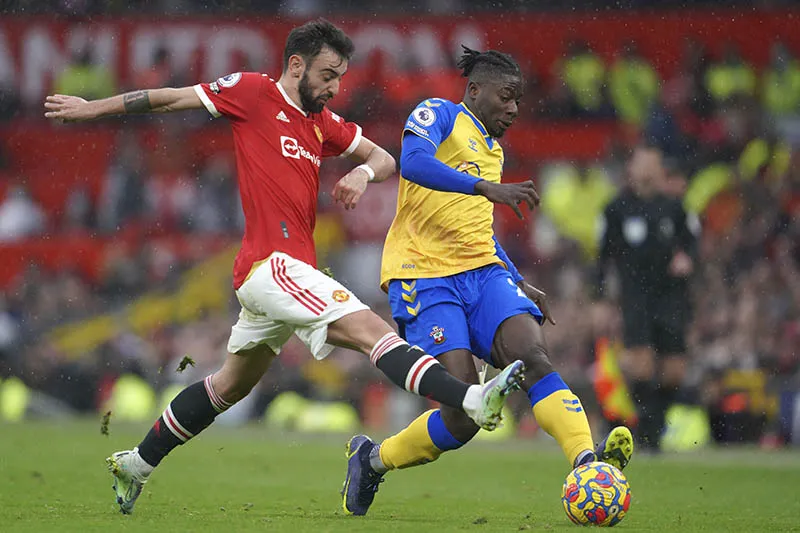 Bruno durante el duelo ante Southampton