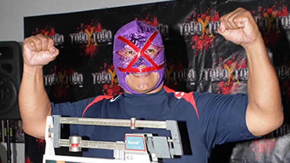 El Villano IV previo a una función