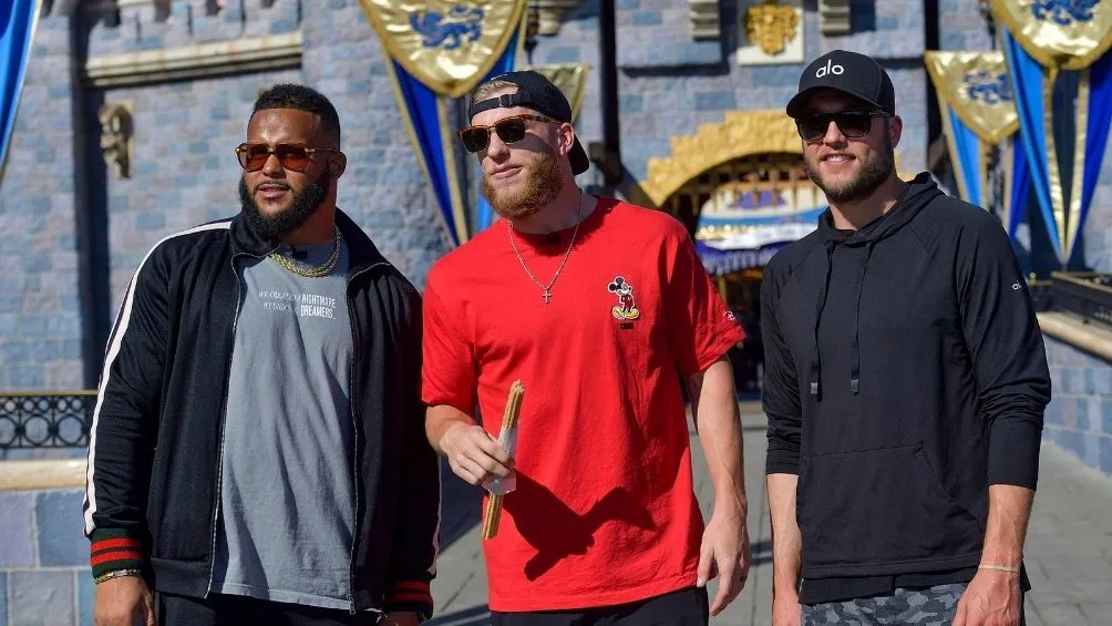 Kupp, Donald y Stafford en Disneyland