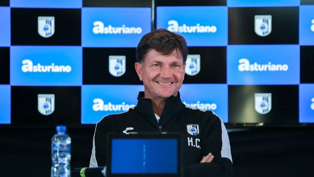 Cristante en su presentación con Gallos