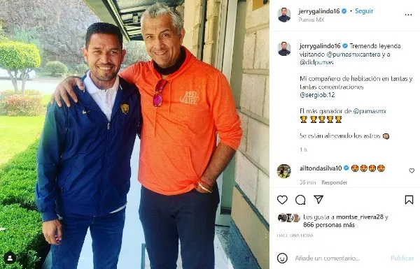 INSTAGRAM @jerrygalindo16 Gerardo Galindo posa junto a Sergio Bernal