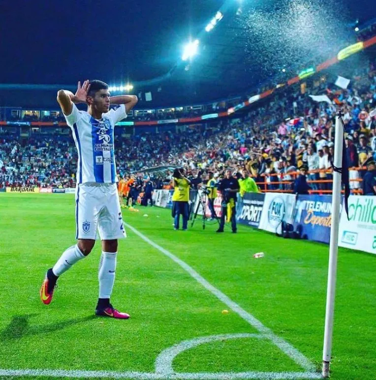 TWITTER: @JCalero21 Juan José Calero en partido con Pachuca