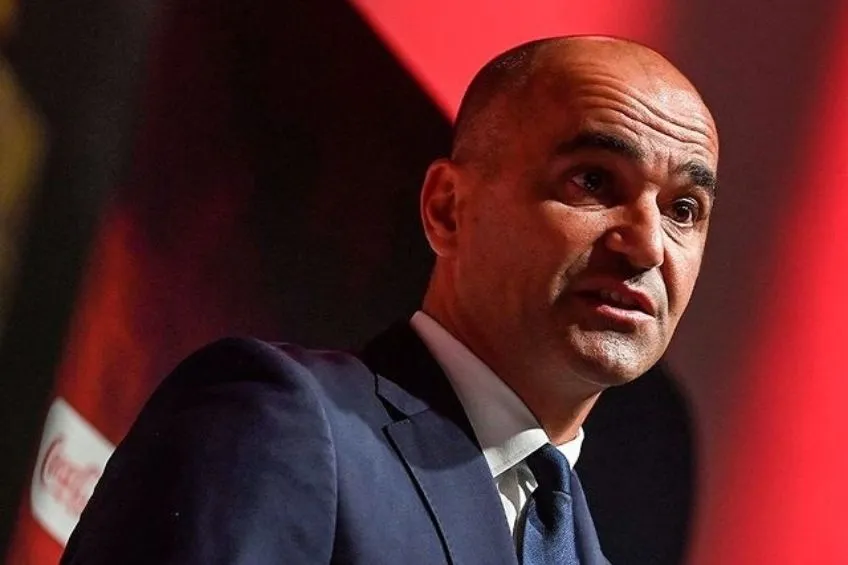 Roberto Martínez en conferencia de prensa