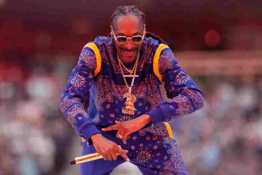 Snoop Dog en el Medio Tiempo del Super Bowl LVI
