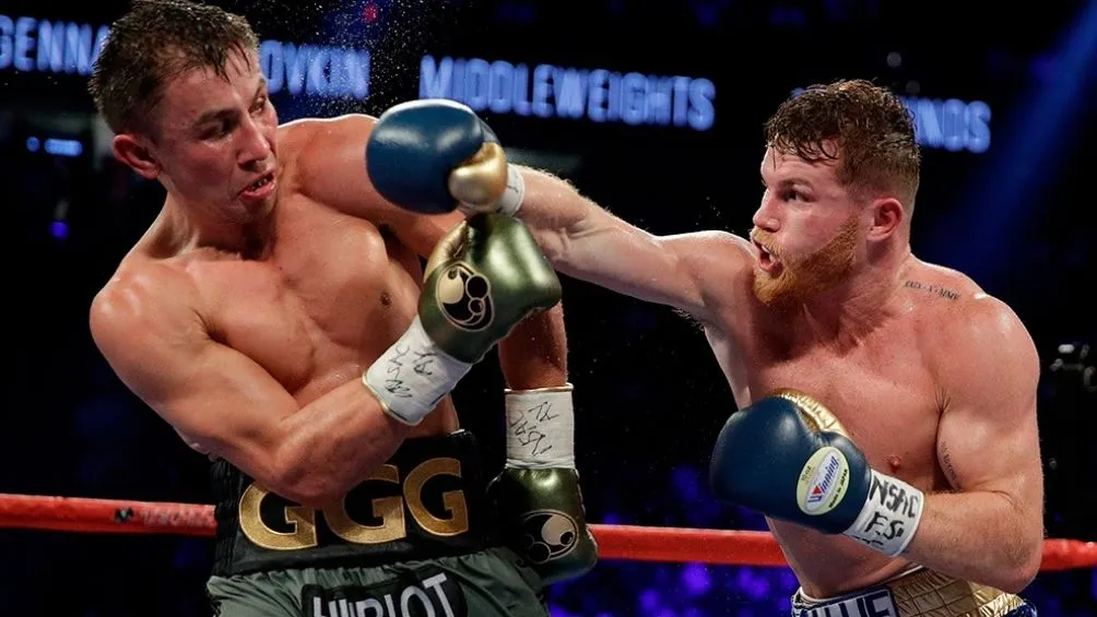 Canelo Álvarez y Golovkin