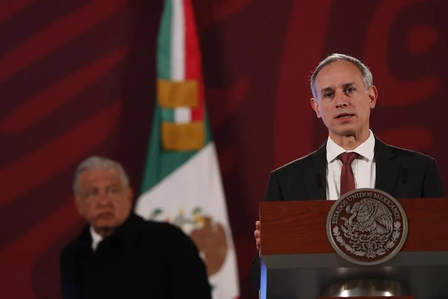EFE Hugo López-Gatell en conferencia en el Palacio Nacional