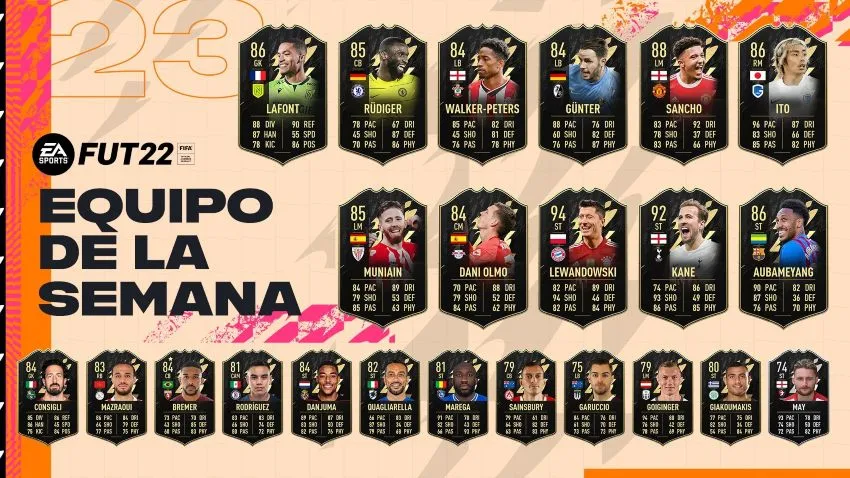 Equipo de la Semana 23 de FIFA 22