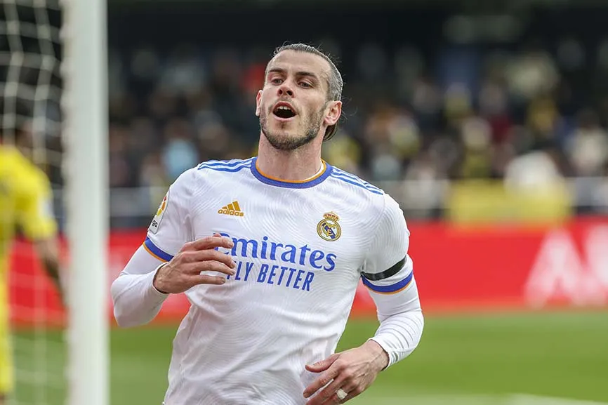 Gareth Bale en el partido contra Villareal