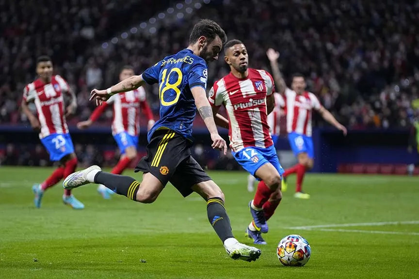 Manchester United y Atlético de Madrid, empataron 1-1 en el juego de ida