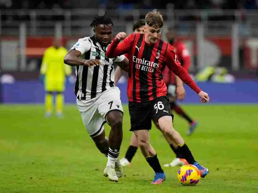 Milan empató ante Udinese