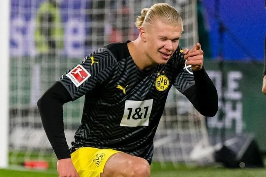 INSTAGRAM: @Erling.Haaland Haaland festejando un gol