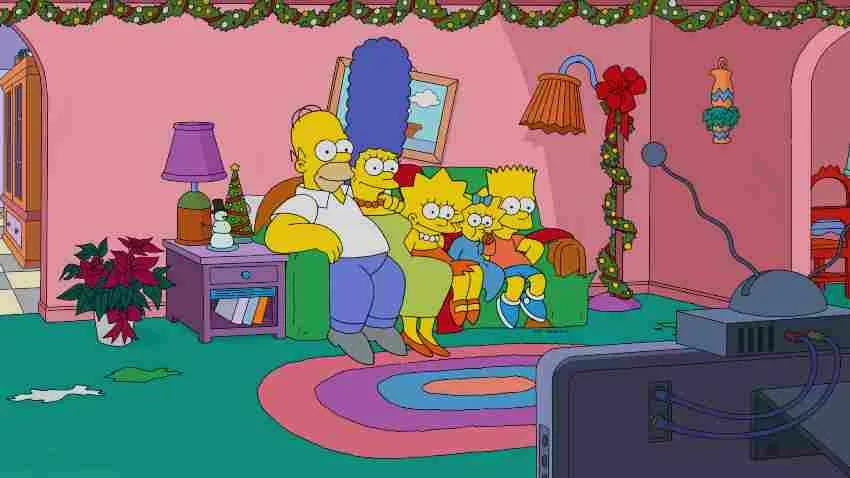 Homero, Marge, Lisa, Maggie y Bart