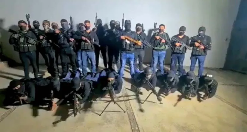 Cártel Jalisco Nueva Generación, emitiendo un comunicado