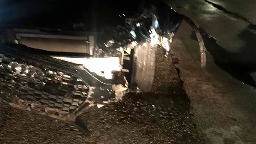 TWITTER @salernotoday Coche donde se encontraba Ribery