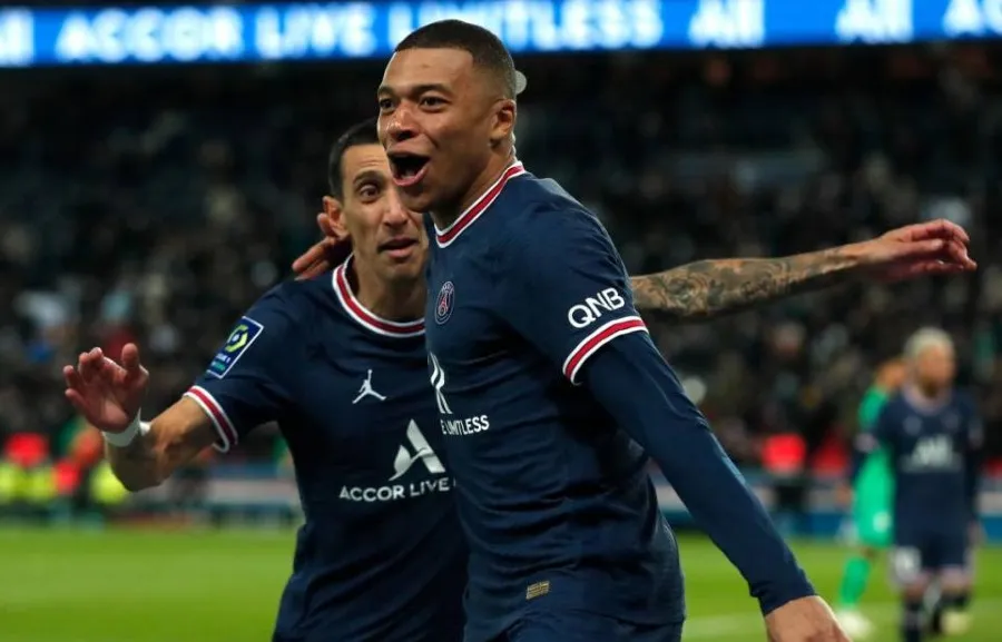 EFE Mbappé celebra gol con Di María