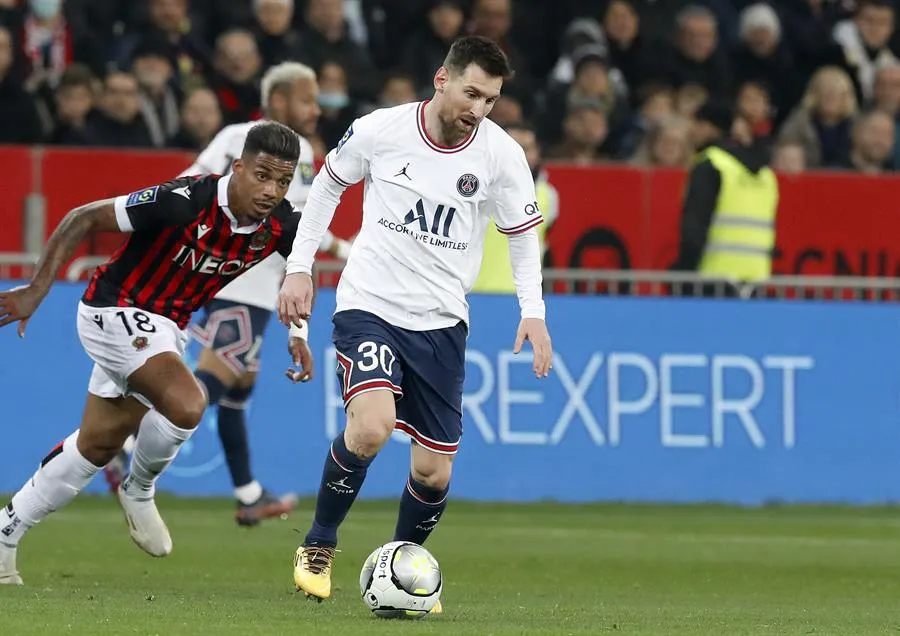 EFE Lionel Messi durante un partido con el PSG