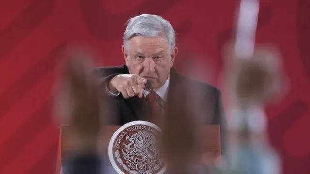 Andrés Manuel López Obrador en conferencia de prensa