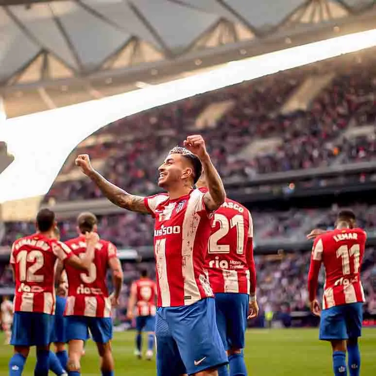 TWITTER @AngelCorrea Correa lleva 12 goles en la LaLiga