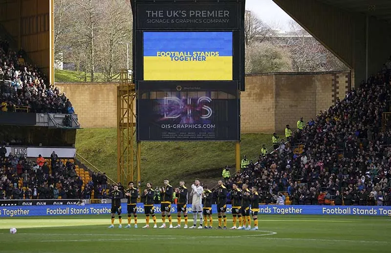 Jugadores de Premier League muestran apoyo a Ucrania