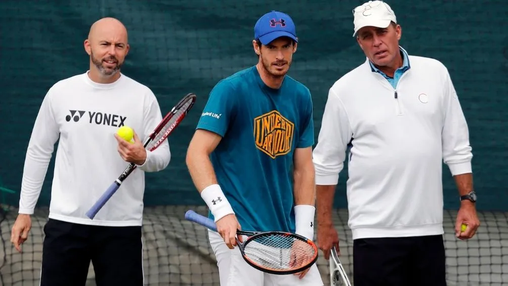 Murray durante un torneo