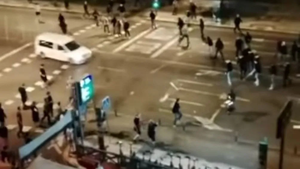 Enfrentamientos en las calles de Sevilla