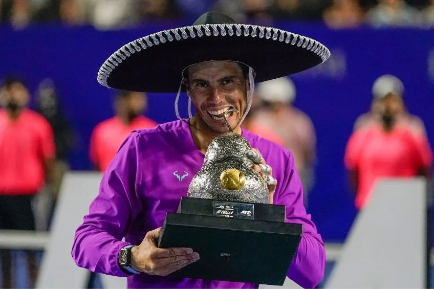 Nadal tras ganar el Abierto de Acapulco