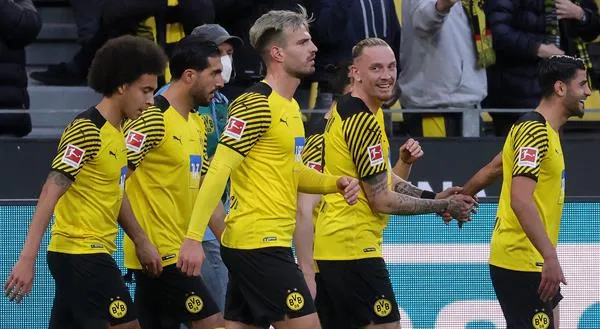 EFE Jugadores del Borussia en festejo