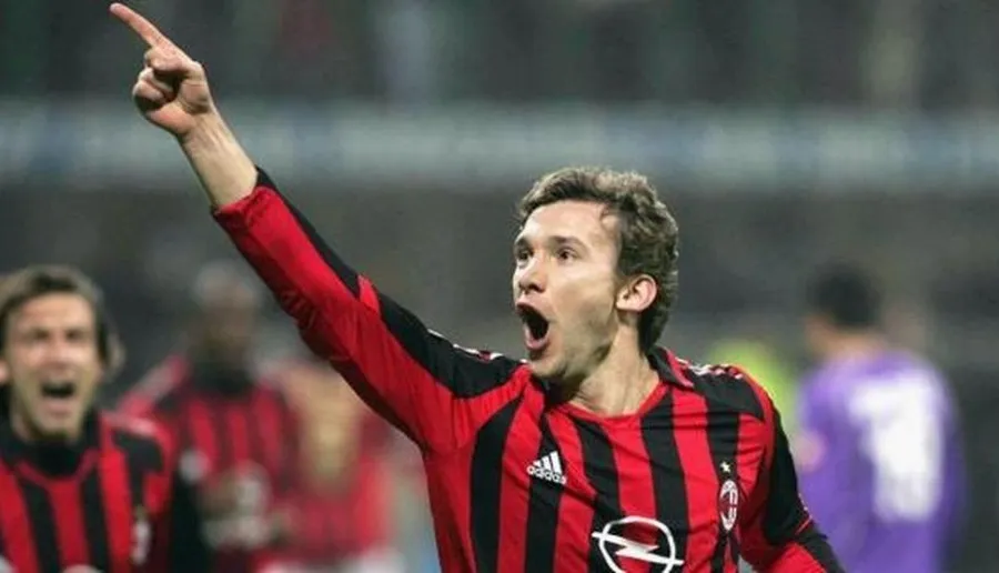 EFE El ucraniano en su etapa como futbolista del Milan