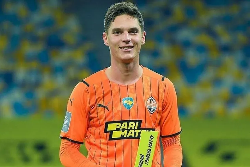 INSTAGRAM: @Sudakov_!1 Sudakov tras un partido del Shakhtar