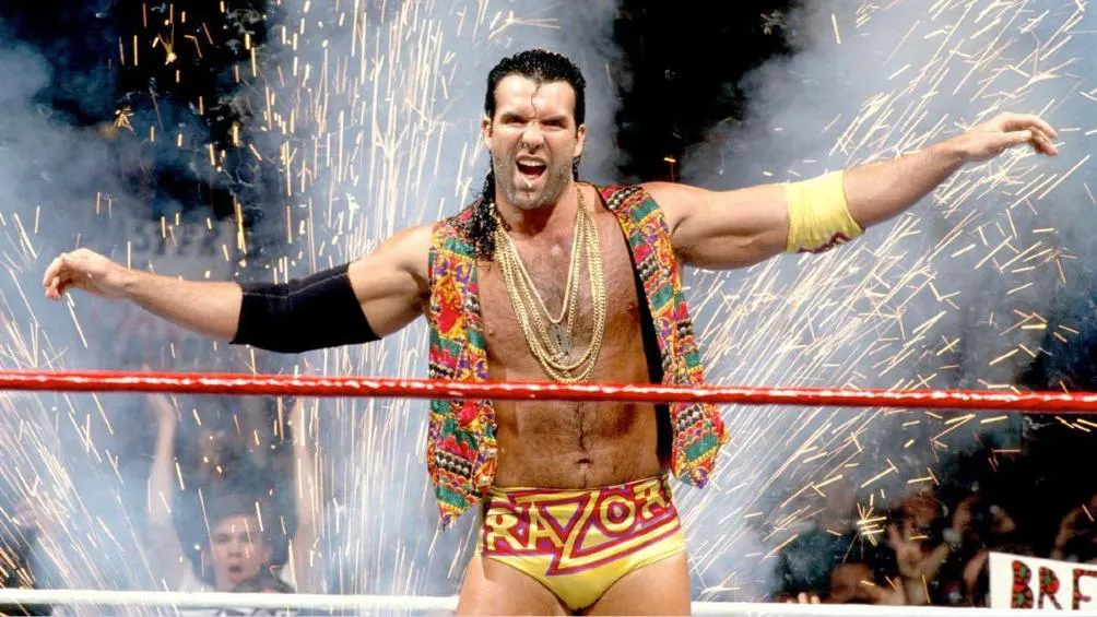 Scott Hall durante su participación en la WWE
