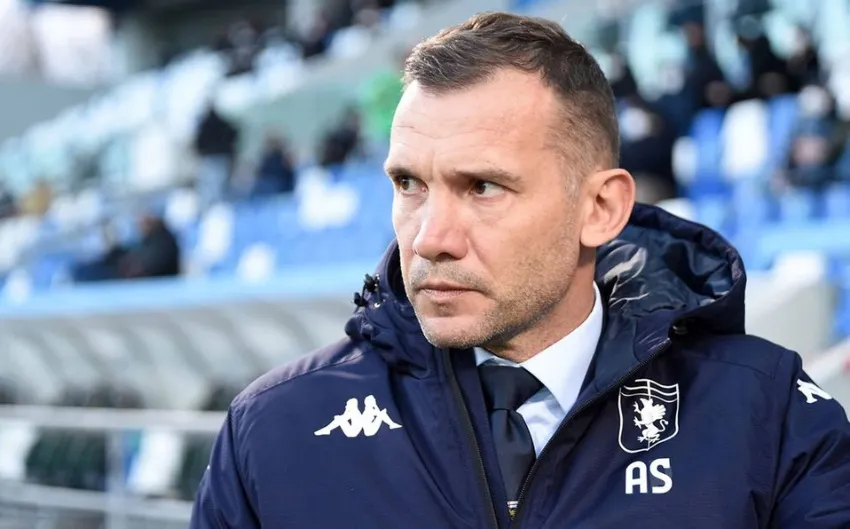 Andriy Shevchenko en su paso por Genoa