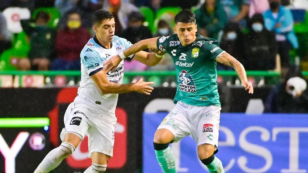 León vs Mazatlán durante partido correspondiente a la Liga MX