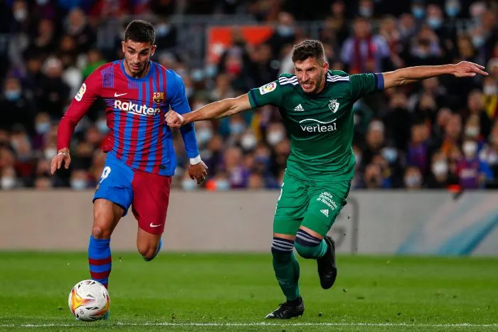 Acción en el Barcelona vs Osasuna