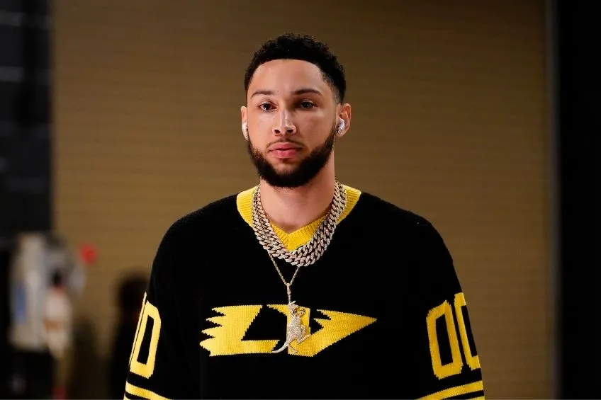 Ben Simmons previo a un partido