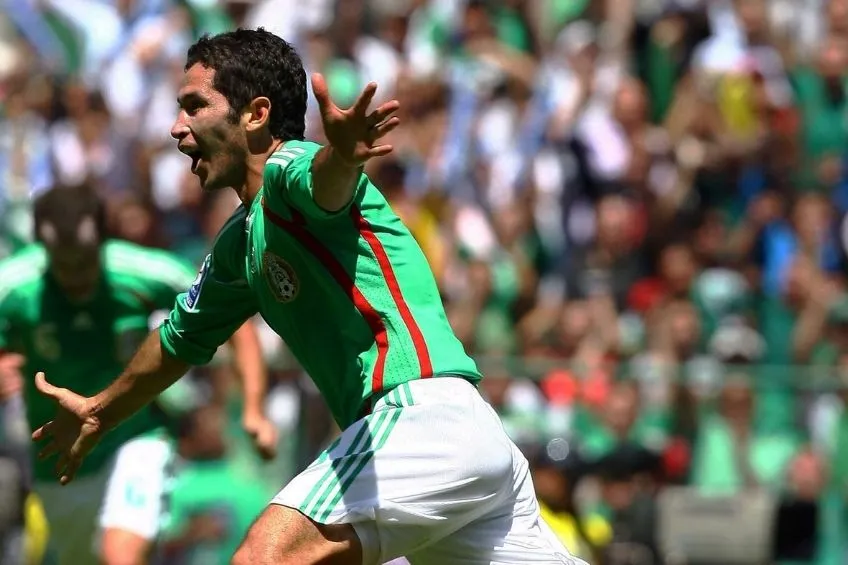 MEXSPORT Israel Castro festejando su gol ante EU